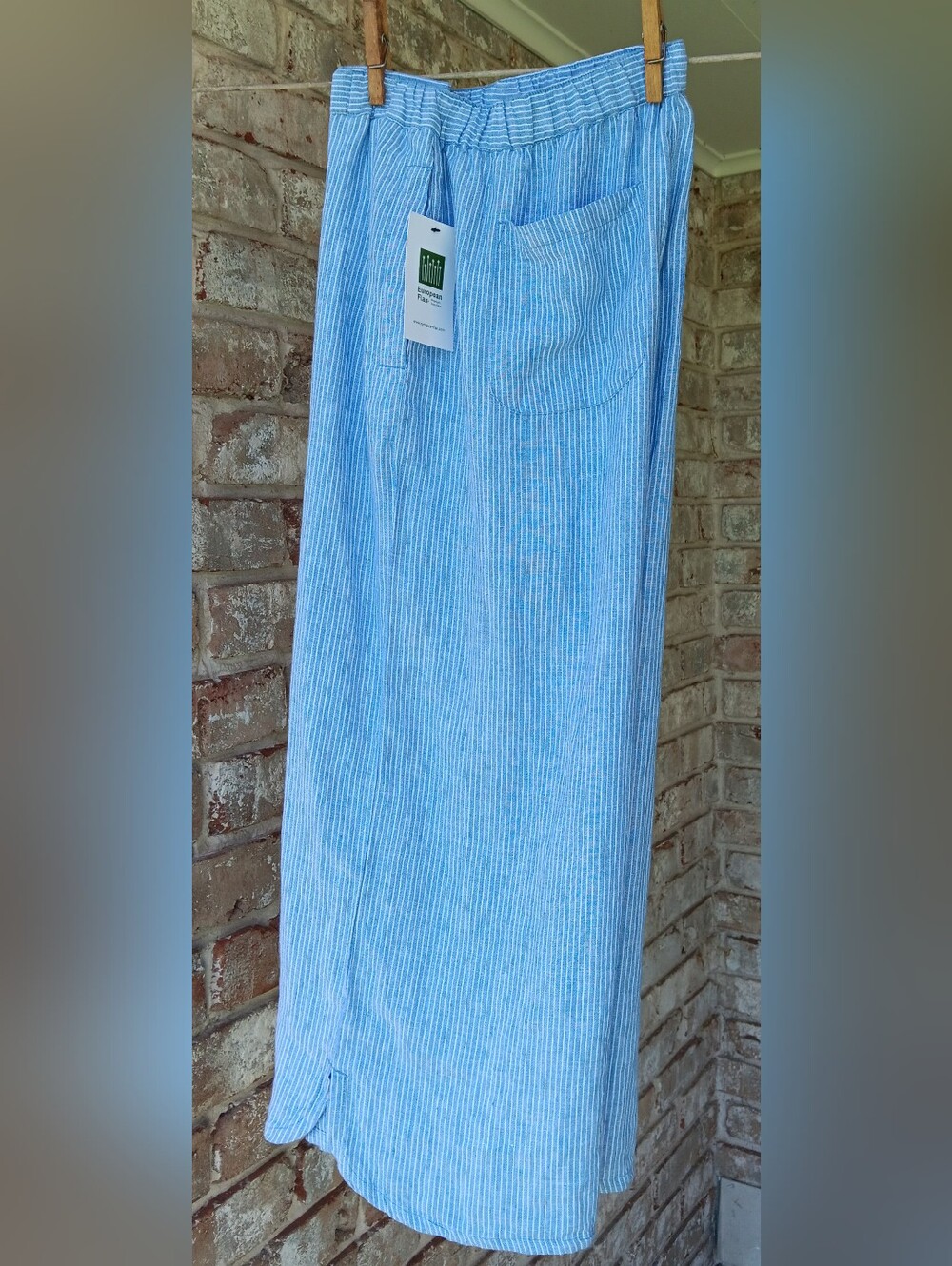 Linen Wide Leg Capris